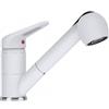 Franke PRONTA CONSEGNA - SPEDIZIONE IMMEDIATA Miscelatore da Incasso Cucina Monocomando con doccetta Franke Novara Plus Doccia Bianco - 115.0470.669
