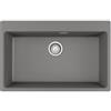 Franke Lavello da Incasso Fragranite Monovasca 78 x 50 cm con Banco rubinetteria Maris Stone Grey Franke MRG 610-73 FTL 114.0661.710