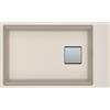 Franke PRONTA CONSEGNA - SPEDIZIONE IMMEDIATA Lavello da Incasso Fragranite Monovasca Sottotop 76 x 46 cm Kubus 2 Vasca 62 x 42 cm Sahara Franke KNG 110-62 125.0529.609