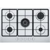 Franke Piano Cottura da Incasso 75 cm 5 Fuochi Gas con Doppia Corona Griglie Smaltate Acciaio Inox satinato Smart 750 Franke FHSM 755 4G DC XS E - 106.0554.316