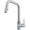Franke Miscelatore da Incasso Monocomando Cucina Canna girevole e Doccetta orientabile doppio getto Inox satinato Franke Kubus Doccia 115.0529.207