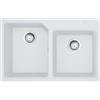 Franke Lavello da Incasso Fragranite 2 Vasche 78 x 50 cm Bianco Serie Urban Franke UBG 620-78 114.0686.766