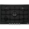 Franke Piano Cottura da Incasso 75 cm 5 Fuochi Gas Nero Griglie in Ghisa Franke Country 750 FCH 755 4G TC ON C - 106.0696.857