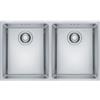 Franke Lavello da Incasso Sottotop 2 Vasche Inox 745 x 400 mm Maris Sottotop MRX 120 34-34 Franke 122.0525.275