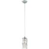 Eglo Leuchten my light Lampadario a sospensione Estevau cilindro in vetro sfacettato fumè moderno 1XE27 96928/20