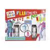CREA MANIA Fluid art kit portachiavi - 2 orsetti da decorare con colori acrilici