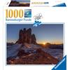 Ravensburger - puzzle le tre cime di lavaredo, collezione meraviglie italiane, 1000 pezzi, puzzle adulti