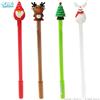 TNT XMAS PEN : SET 4 PENNE GEL CON 4 SIMPATICI PERSONAGGI NATALIZI E 4 COLORI INCHIOSTRO DIFFERENTI