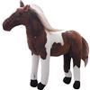 ISAKEN Cavallo Animali di Peluche Pony Giocattolo Peluche Cavallo Coccolone Peluche Animale di Peluche, Morbido Cavallo Peluche Bambola Animale per Animale Tema Festa Compleanno Decorazione