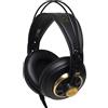 AKG K240 Studio Professional Semi-Open, Cuffie Over-Ear, design ad alte prestazioni, adattatori da 3,5 mm e 1/4, archetto autoregolante - Nero e Oro