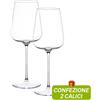Italesse 57 cl - Etoilè Blanc Extreme Calice Vino Bianco in Vetro - Set 2 Pezzi