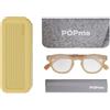 L10 POPME GLASSES YELLOW PEACH +2,5