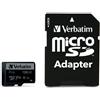 Verbatim 128GB Scheda microSDXC Verbatim Pro UHS-3 Classe10 Nero [47044]