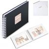 Hama Album a spirale Fine Art, 28 x 24 cm, 50 pagine nere, New Black