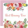 Stuff4 Biglietto di auguri di compleanno nonna - Best Granny Ever - Beautful Happy Birthday Card nonna da nipote regalo di compleanno nonna 145mm la festa della mamma