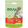 Oasy Gatto Snack Biscotti Ripieni Adulto Pollo 60 Gr