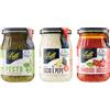 Biffi - Mix Specialità - Pesto Classico 190g - Sugo Cacio e Pepe 190g - Sugo Con Pomodoro e Basilico - 3 vasetti da 190g