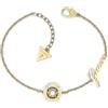 GUESS JUBB01462JWYGS Bracciale da donna solitaria in acciaio inox da 15 cm. Cerchio di zirconite, 15 cm, Pietra, Nessuna pietra preziosa