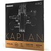 D'Addario Kaplan Amo - Set di corde per violino, scala 1/4, tensione media