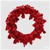 Enzo De Gasperi EDG Enzo De Gasperi Corona Ghirlanda New con Fiocchi Rosso D60 cm