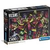 Clementoni - Puzzle 1500 Pezzi per Adulti e Ragazzi, Special Series, Tema Disney Villains, Compact Box con Poster Incluso, Idea Regalo Uomo e Donna, Made in Italy, 59,5x84,5 cm, 31744