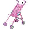 COLORBABY Gabby's Dollhouse Passeggino passeggino 53 cm, cintura regolabile, passeggino per bambole, pieghevole tipo ombrello, giocattoli per 2 anni ragazza, My First Carrello, Passeggino giocattolo