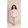 Gary Pigiama invernale bambina cotone felpato Gary 3054