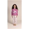 Gary Pigiama invernale bambina cotone felpato Gary 2052
