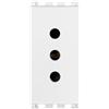 VIMAR Colore Bianco, CONFEZIONE 1 *** Presa elettrica da incasso vimar arkè sicury 2p+t 10a 250v