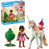 PLAYMOBIL Sky Rose Collectible Unicorn with Fairy Set da gioco con statuine