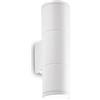 Ideal Lux Gun AP2 Small 100388 - Applique Da Parete, Bianco