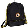 Seven Borsa da palestra AS ROMA per ragazzi, Fondo rigido portascarpe, Spallacci in nastro, Bambino, Ragazzo, Calcio, Prodotto ufficiale, Idea regalo