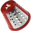 QUAILITAS Accessorio Ricambio Per Tritatutto Tefal Fresh Express – Cono Grattugia Rosso Per Modelli 193076, MB754B40, HV2, 4D