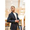 designer Giacca Maglia Sfoderata con Chiusura a Due Bottoni mg02