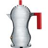 Alessi Moka Pulcina 70 ml con manico rosso