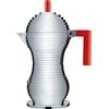 Alessi Moka Pulcina 300 ml con manico rosso