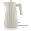 Alessi Bollitore elettrico Plissé 1,7 l bianco
