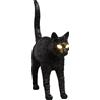 Seletti Lampada Jobby The Cat nera