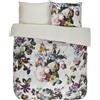 Essenza Lenzuola Fleur 240 x 220 cm ecru con 2 federe per cuscini 60 x 70 cm chiusure flap