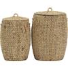 House Doctor Cesti per il bucato Laun Natural 2 pz.