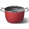 Smeg Pentola 50's Style 26 cm rossa