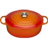 Le Creuset Teglia per arrostire Signature ovale 31 cm arancione fiamma