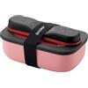 Guzzini Lunchbox Store & Go 900 ml rosso con posate