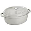 Staub Pentola La Cocotte ovale 5,5 l bianco tartufo in ghisa
