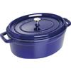 Staub Pentola La Cocotte ovale 5,5 l celeste in ghisa