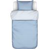 Marc O'Polo Lenzuola Thyra 140 x 220 cm celesti con federa per cuscino 60 x 70 cm chiusure flap