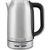 KitchenAid Bollitore elettrico KitchenAid 1,7 l argentato con regolatore di temperatura