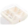 Silikomart Contenitore per macarons o biscotti Macado 6 bianco