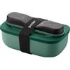 Guzzini Lunchbox Store & Go 900 ml verde smeraldo con posate