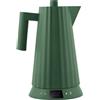 Alessi Bollitore elettrico con il controllo della temperatura Plissé 1,7 l tonalità verde